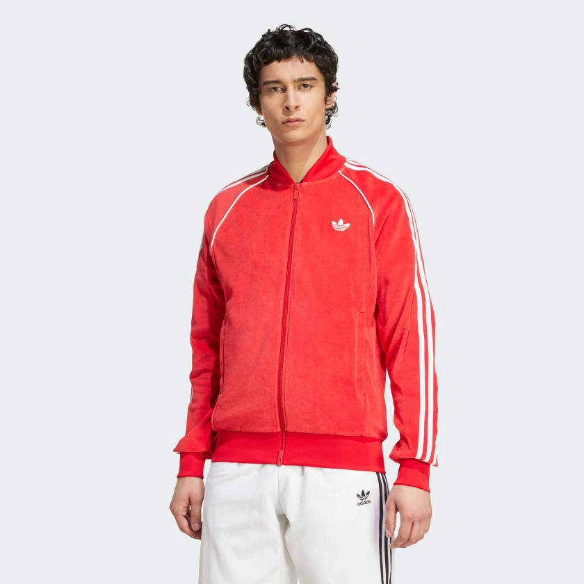 Chaqueta deportiva de terciopelo SST Adicolor
